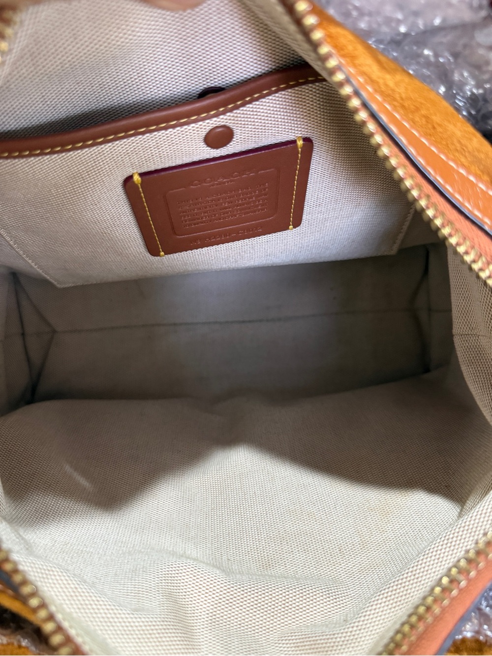COACH ROGUE 30 SADDLE/AMBER - Picture 6 of 10